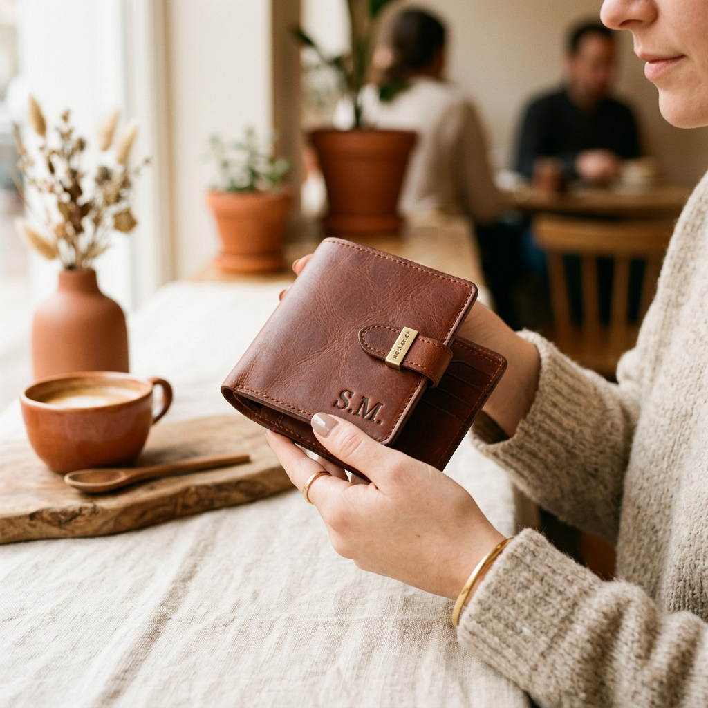 Personalized Leather Wallet