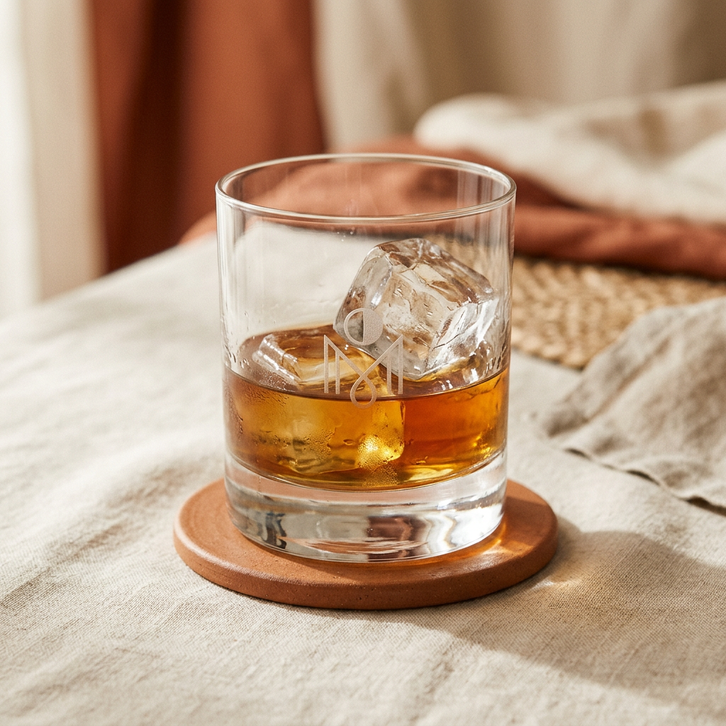 Engraved Whiskey Glass Set