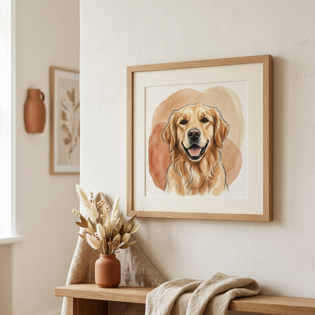 Custom Pet Portrait Print