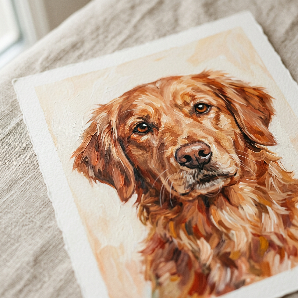 Custom Pet Portrait Print